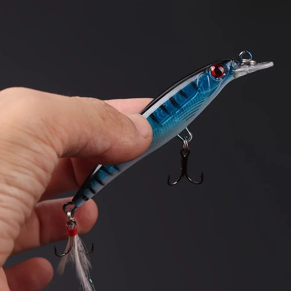 Laser 3D Eyes Bionic Minnow Fi - Fishing Lure 评论和价格