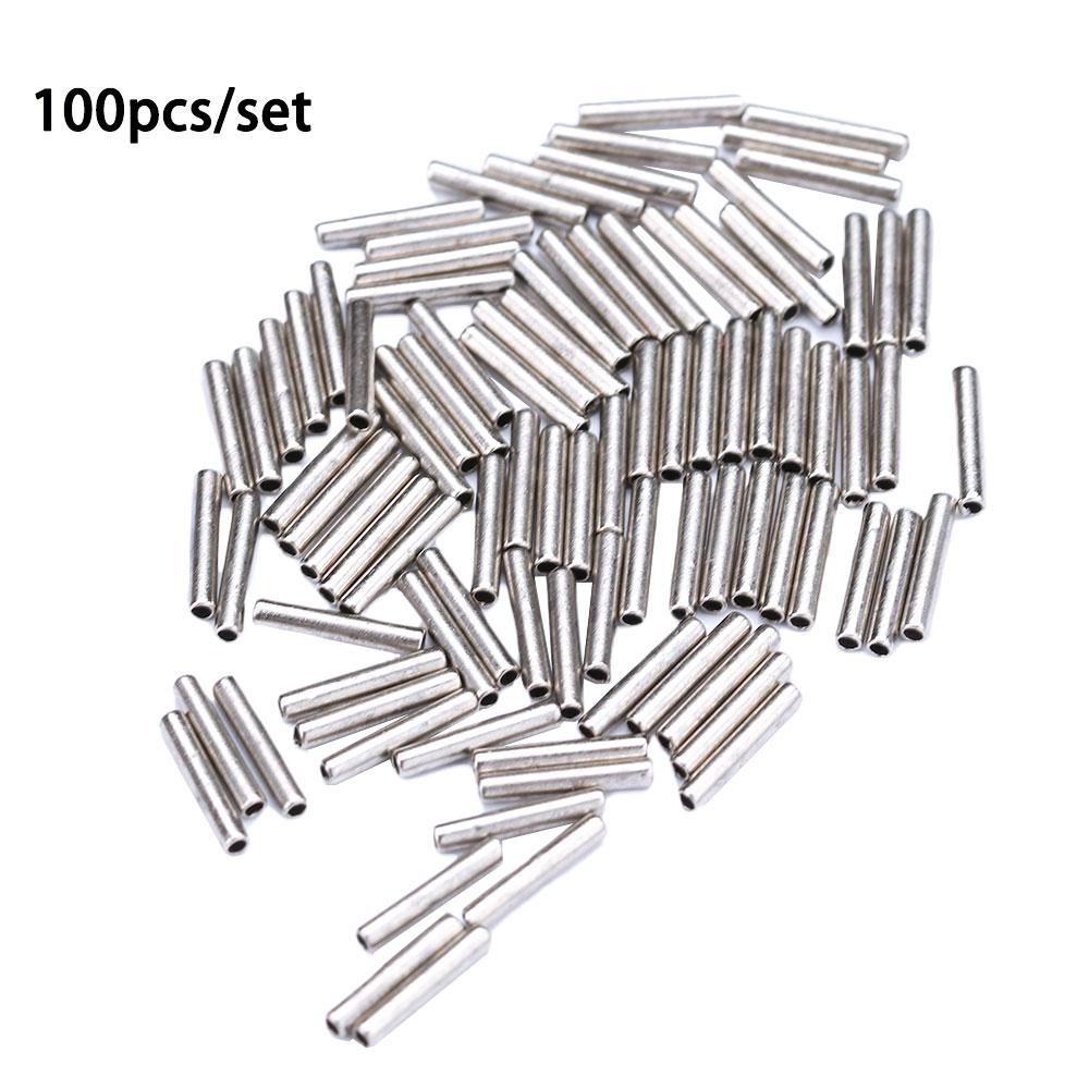 100Pcs Round Silver Copper Fis - Fishing Equipment Cheap 评论和价格