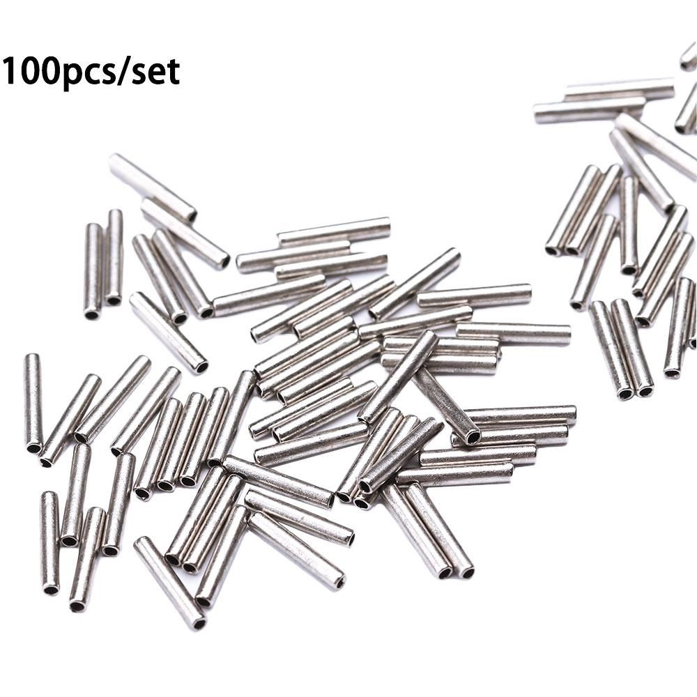 100Pcs Round Silver Copper Fis - Fishing Equipment Cheap 评论和价格