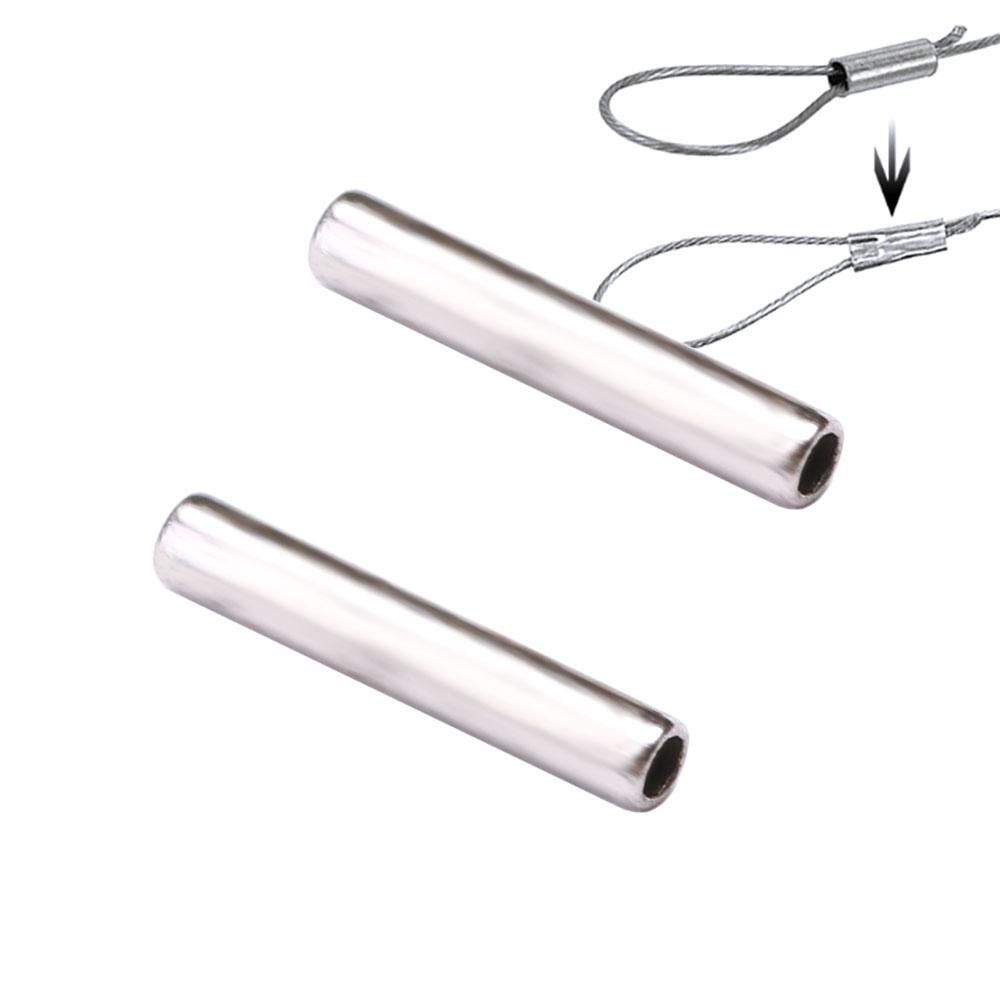 100Pcs Round Silver Copper Fis - Fishing Equipment Cheap 评论和价格