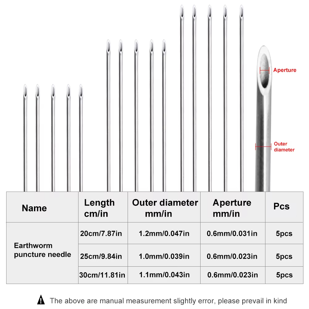 Earthworm Hooking Needle Stain - Fishing Equipment Basics 评论和价格