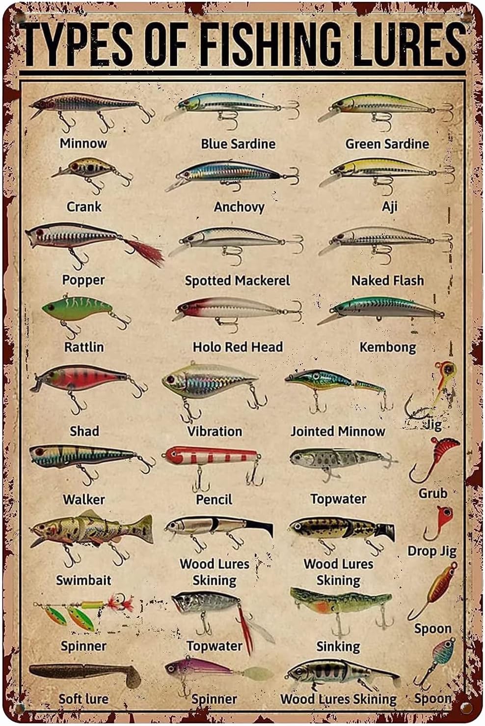 1d,TYPES OF FISHING LURES Know - Fishing Lure 评论和价格