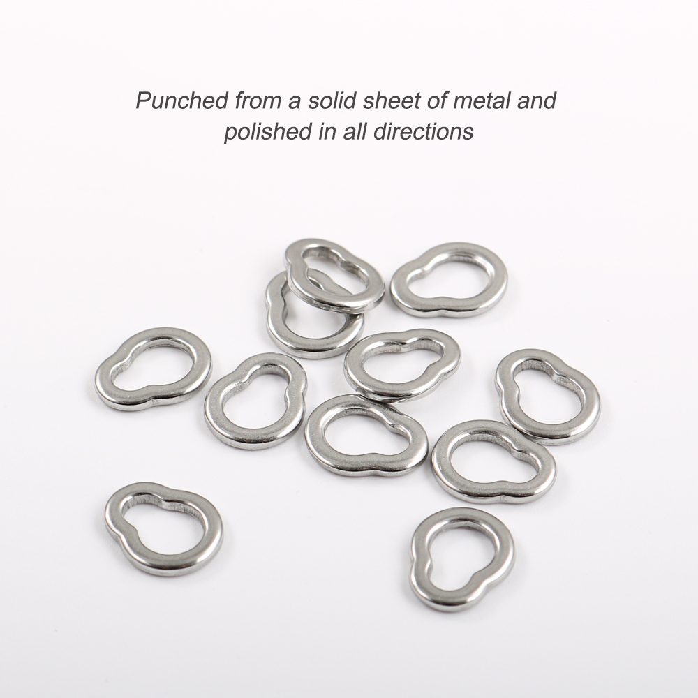 JIGGING PRO 15Pcs GP Solid Rin - Fishing Equipment Cheap 评论和价格