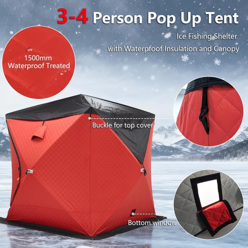Windproof Warm Function Upgrad - Fishing Equipment Needed 评论和价格