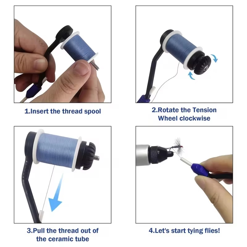 2PCS Fly Tying Bobbin Holder C - Fishing Equipment Cheap 评论和价格