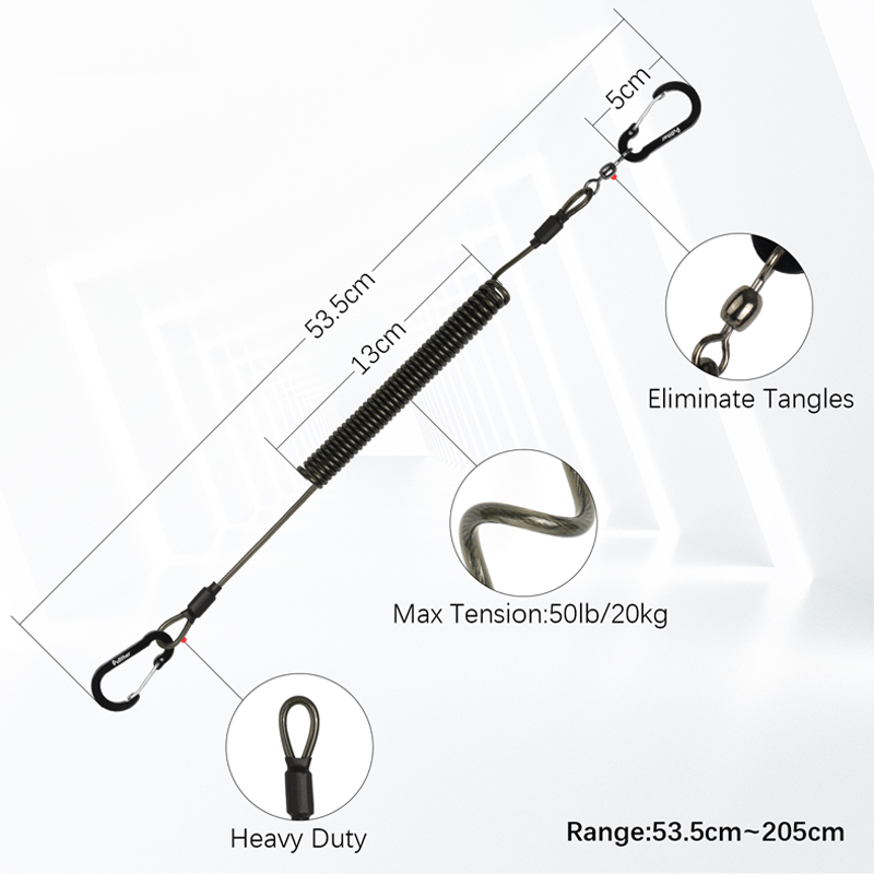 fishing tools Coiled Lanyards  - Fishing Equipment Cheap 评论和价格