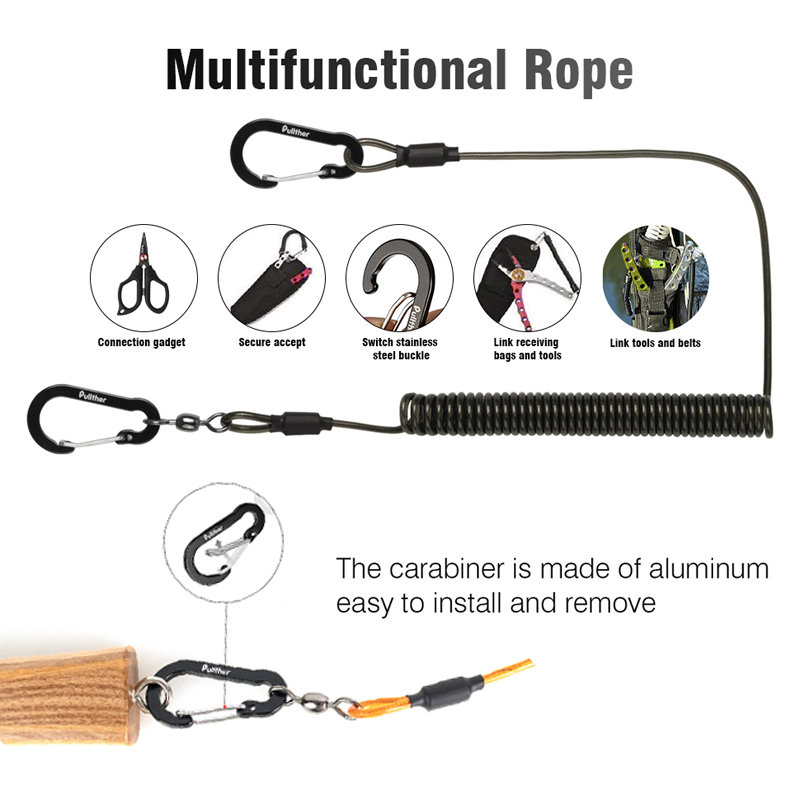fishing tools Coiled Lanyards  - Fishing Equipment Cheap 评论和价格