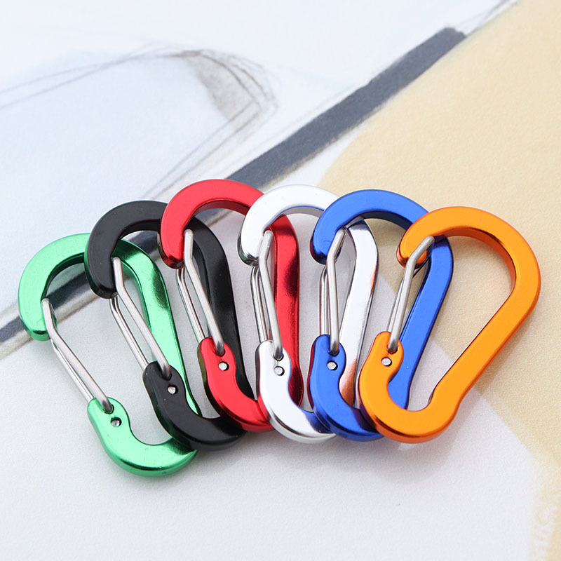 6pcs Carabiner Keychain Key Ch - Fishing Equipment Basics 评论和价格