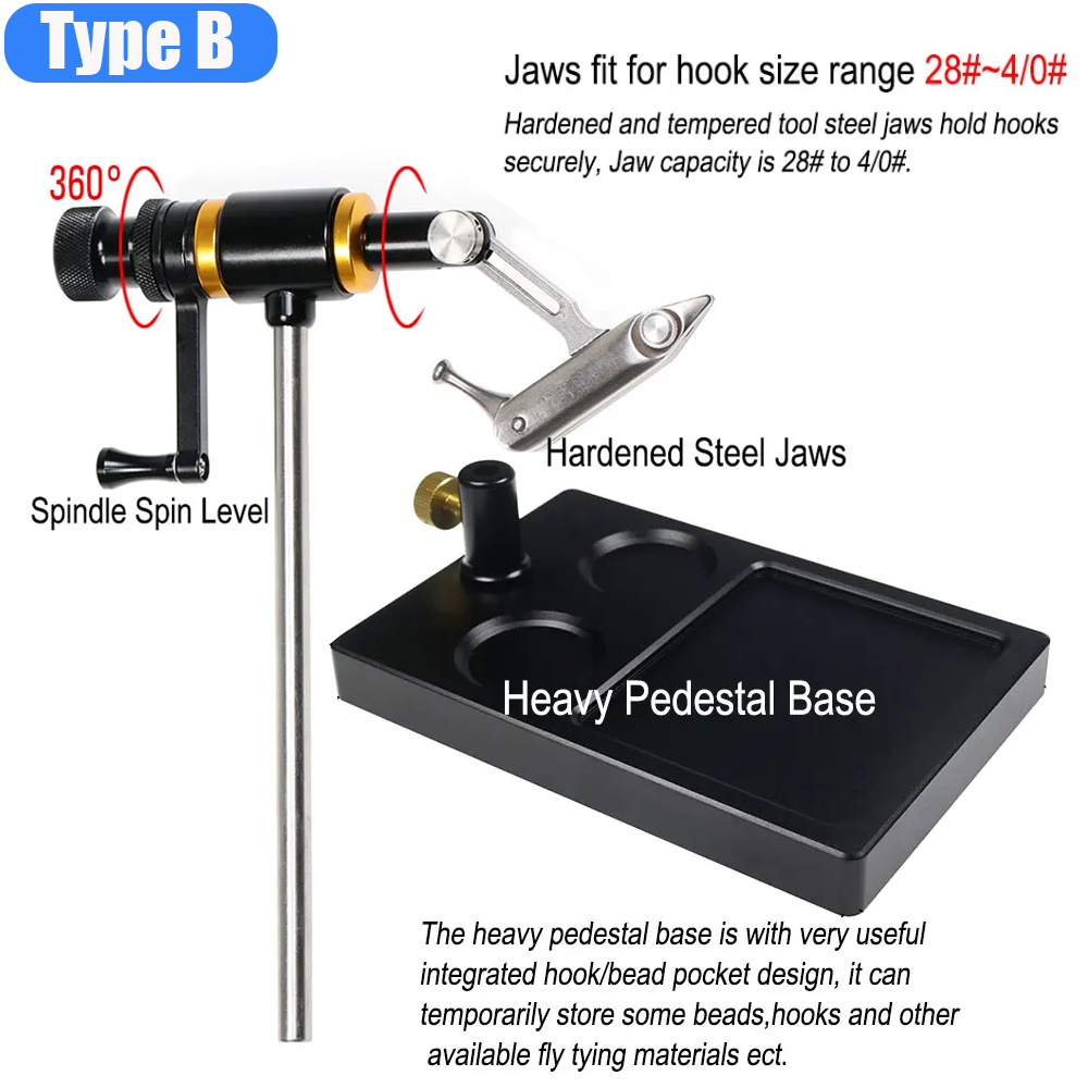 Wifreo 360° Rotation Fly Tying - Fishing Equipment Fly 评论和价格